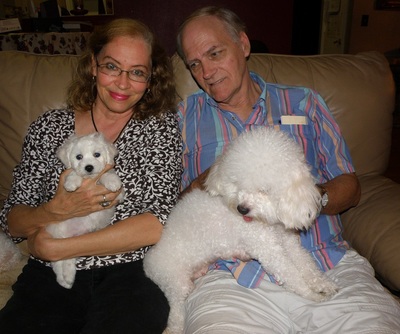 MUPPY with new family Lynne and Steven B. from Sorrento Fl.